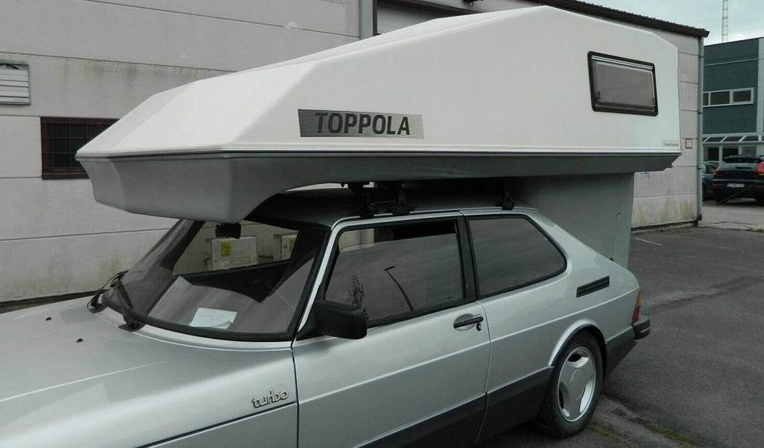 How to turn an old Saab into a camper